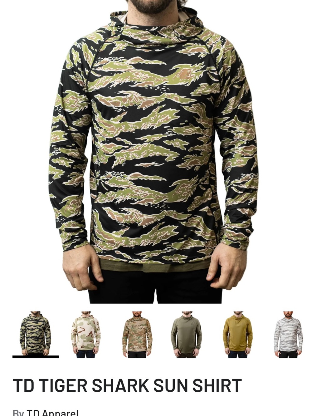 Tactical Distributors Tiger Shark Performance Sun Shirt X Large NWT - Picture 5 of 6